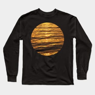 Abstract Ocean Sunset Long Sleeve T-Shirt